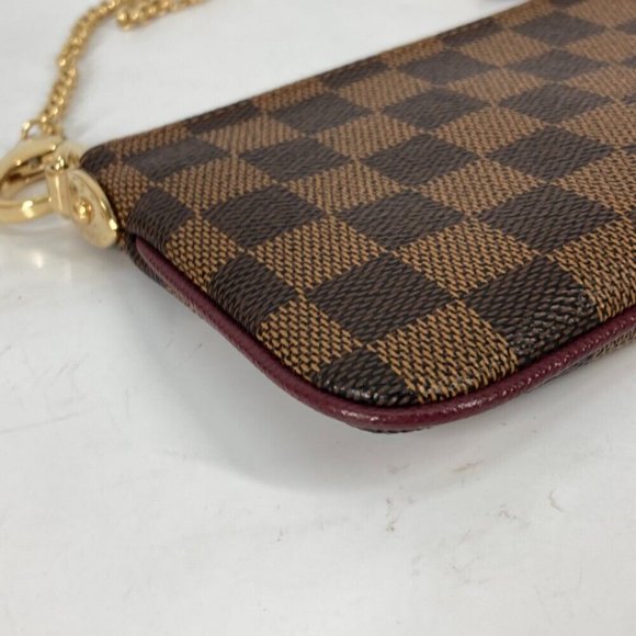 LOUIS VUITTON Damier Pochette Mira MM Accessory Pouch Chain Shoulder Bag - Picture 7 of 15